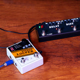 STEREO LOOPER Guitar Effect Pedal 10 Independent Loops Stereo Connections Allow Looping of 2 Separate Instruments Simultaneously
