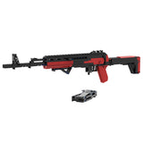 1186pcs Building Block Toy Gun AK47 Assault Rifle Toy Model Compatible with Puzzle Assembly Toy Brick Cosplay Weapon Props