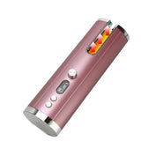 Automatic Hair Curling Iron USB Charging Hair Curler Wireless Corrugated Curling Iron For Hair LCD Rotating Hair Waver Tool