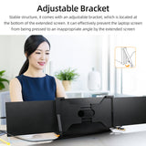 15/13.3/11.9 inch Portable Dual-screen Monitor for 15-17 inch Laptop Expansion Screen 1920*1080 Resolution Easy Installation