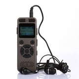 16GB Voice Recorder USB Business Portable Digital Audio Recorder with MP3 Player Support Multi-Language Tf Card