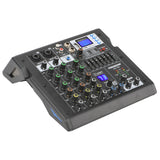 Freeboss AG-TD4 Series 4/6 Channels 99 Effects 7 Band EQ USB Play and Record Bluetooth Dj Party School Sound Audio Mixer