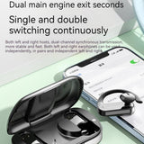 Q2s Wireless Bluetooth-compatible Headset Digital Display Ear-mounted Binaural Waterproof Sports Earphones
