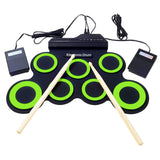 hOT SALE Folding Hand Roll Up Thicken Silicone Kids Electronic Drum Percussion Instrument Music Equipment Accessories Attachment