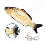 Interactive Dogs Toy Funny Electric Wiggling Fish for Dogs Pet Toothbrush Chew Training Puppy Toy Fit For All Pets Dog Molar Toy