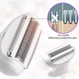 Protable 5in1 Electric Hair Remover Epilator Wet&amp;Dry Lady Shaver Nose Hair Trimmer Eyebrow Leg Armpit Bikini Trimmer Women Razor