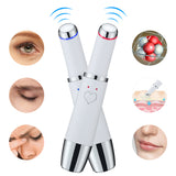Pastsky Electric Eye Massager Wand Pen Heat Vibration Anti-wrinkle Device for Dark Circles Puffiness Eye Fatigue Face Skin Care