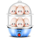 Mini Egg Steamer Multi-function Eggs Boiler Double Layer Stainless Steel Breakfast Maker Appliance Cooking Tools Kitchen ZD01