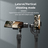 3-Axis Handheld Gimbal Foldable Stabilizer Selfie Stick with Tripod for iPhone 12Pro Max Huawei P30 Pro Xiaomi Samsung Galaxy
