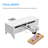 450nm 40W Laser Engraving Machine Adjustable Focal Length Support PC Software High Speed Mini CNC Laser Engraver Cutter DIY Tool