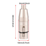 2Pcs 3-Pin XLR Female Jack to RCA Female Audio Microphone Mic Connector Adapter for Microphones/Guitars/Stage Lamps