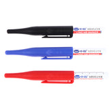 30mm Deep Drill Hole Long Nib Water Resistant Marker Pens Black Blue Red Home Decoration Construction
