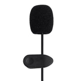 3.5mm External Clip-on Voice Tube Lapel Lavalier Microphone Mic for Smart Phone PC Laptop