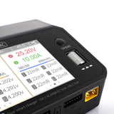 ToolkitRC M6DAC 350W x 2 USB-C 65W AC DC Dual Smart Charger Discharger Battery Balance 15A for 1-6S Lipo LiHV Lion NiMh Pb Cell