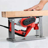220V 1800W Electric Planer Portable Desktop Woodworking Planing Machine Sander Power Tool W/ Dust bag With Flip shelf