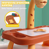 Kid Led Projector Drawing Table Portable Painting Desk Arts Projector Board Cartoon Boy Girl Baby Drawing Tool Educational Toy
