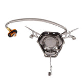 Windproof Camping Stove Ultralight Foldable Backpack Stove Burner with Wind Shield for Outdoor Camping, Hiking, Fishing
