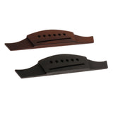Durable 6 Holes Wooden Guitars Bridge Musical Instrument Guitar Parts Accessory