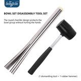 LEBYCLE Bicycle Headset Press-in Tool Shaft Bowl Removal Tool MTB Road Bike Stainless Steel Bearing Installation Repair Kit