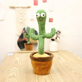 Dancing Cactus Plush Toy Electronic Shake Dancing Toy with the Song Plush Cute Dancing Cactus Early Toy for Children