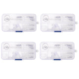 Dropship-4X Optical Glasses Repair Kit Eyeglass Repair Screws Tool Box Eyeglass Sunglasses Screw Nut Nose Pad Assortment Set