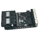 2 Optical 4 Electric Switch Fiber Optic Transceiver 100M Optical Media Converter Single Mode Fiber Port