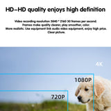 Sports Camera Outdoor 40M Waterproof Camera Cycling Travel Selfie DV Portable 4K HD Camera 150° Wide Angle