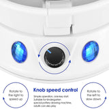 Pottery Wheel, Electric Ceramic Working Clay Shaper DIY Art Craft Tools With Removable ABS Basin