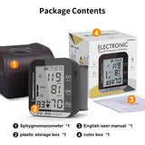 Automatic Blood Pressure Monitor Medical Sphygmomanometer Tonometer Portable Cuff Wrist Sphygmomanometer Bp LCD Display Monitor