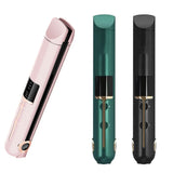 Cordless Mini Hair Straightener Curler Fast Warm-up Thermal Hair Flat Irons Negative Ion Straighting Styling Tool USB Charging