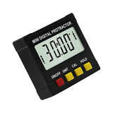 Digital Protractor Inclinometer 360° Level Angle Gauge Angle Finder Level Box with Magnet Rotatable Backlit Display Data Hold