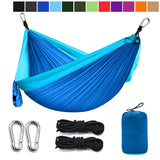 Portable Camping Parachute Hammock Survival Garden Outdoor Furniture Leisure Sleeping Hamaca Travel  Hanging Bed