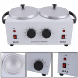 Depilatory Wax Heater  Machine Double Paraffine Warmer SPA Hand and Feet Epilator Hair Removal Tool