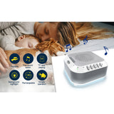 For Kids Baby Natural Office Relaxation White Noise Rain Nightlight Ocean USB Rechargeable Soothing Lullaby Sleep Sound Machine