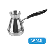 Turkish Coffee Pot Long Handle Moka Pots Cezve Stainless Steel Butter Melting Utensils European Coffeeware Kitchen Tools