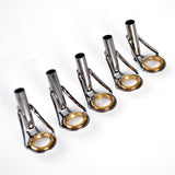 5PCS/Lot Fishing Rod Top Guide 1.6mm-4.6mm Fishing Tackle Rod Tip Repair Kit DIY Eye Rings Tool Accessories