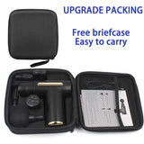 Electric Muscle Massage Gun  for Circulation  Fascia Gun For  Massage Back Shoulder  With Case Pain Relief Fascia Gun Briefcase