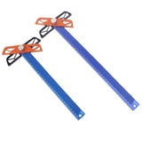 T Ruler Square Adjustable Angle Ruler Woodworking Aluminum Alloy Marking Gauge 6XDD