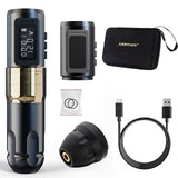 AMBITION MARS Wireless Tattoo Machine Pen With Rechargeable Battery Adjustable Stroke For Lining Shading Coloring