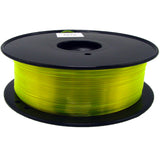 X MOONLEE 3D PLA Filament 1.75mm 1KG 3D Printer PLA ABS TPU PETG Carbon 3D Plastic Printing Filament PETG Transparent Yellow