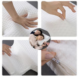 Ergonomic Pillow for Couple Side Sleepers Contour Memory Foam Pillow Basic Bed Neck Protection Arm Rest