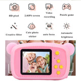 Kids Instant Camera For Children Print Camera 1080P Digital Camera For Kid Bear Shape Cartoon Photo Camera Toy Christmas Gift