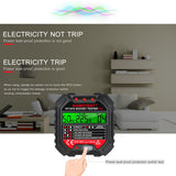 HABOTEST HT107D Outlet Tester with 90-250V Socket Tester Automatic Electric Circuit Polarity Voltage Detector Breaker Finder