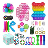 Fidget Toys Pack Anti Stress Set Kawaii Gift Toys Box Children Simple Dimple Antistress Relief Figet Toys Pakket Kit Dropship