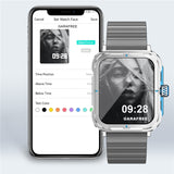 Smart Watch D09 Men Bluetooth Call Music Player NFC Door Access Control 1.9Inch Outdoor Sport Fitness Tracker Women Smartwatch
