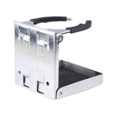 2X Boat Accessories Marine Stainless Steel Folding Cup Drink Holder for Marine Yacht Truck RV