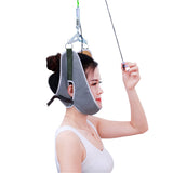 Hanging Neck Traction Kit Adjustable Cervical Traction Device Chiropractic Neck Correction Stretcher Pain Relief Head Massager