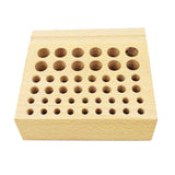 46 Holes 7/9/15mm Wooden Screwdriver Display Holder Tweezer Organizer For Watch Repair Tools Clock tool rack