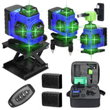 16 Lines Laser Level 3° Self-leveling Function Leveling Tool Omnidirectional Ground Wall Sticker Home Improvement Tools Set