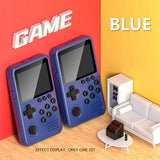 Children's Mini Game Console Blue Handheld Game Console M3S Upgraded Version of Portable Game Console Adjustable Console